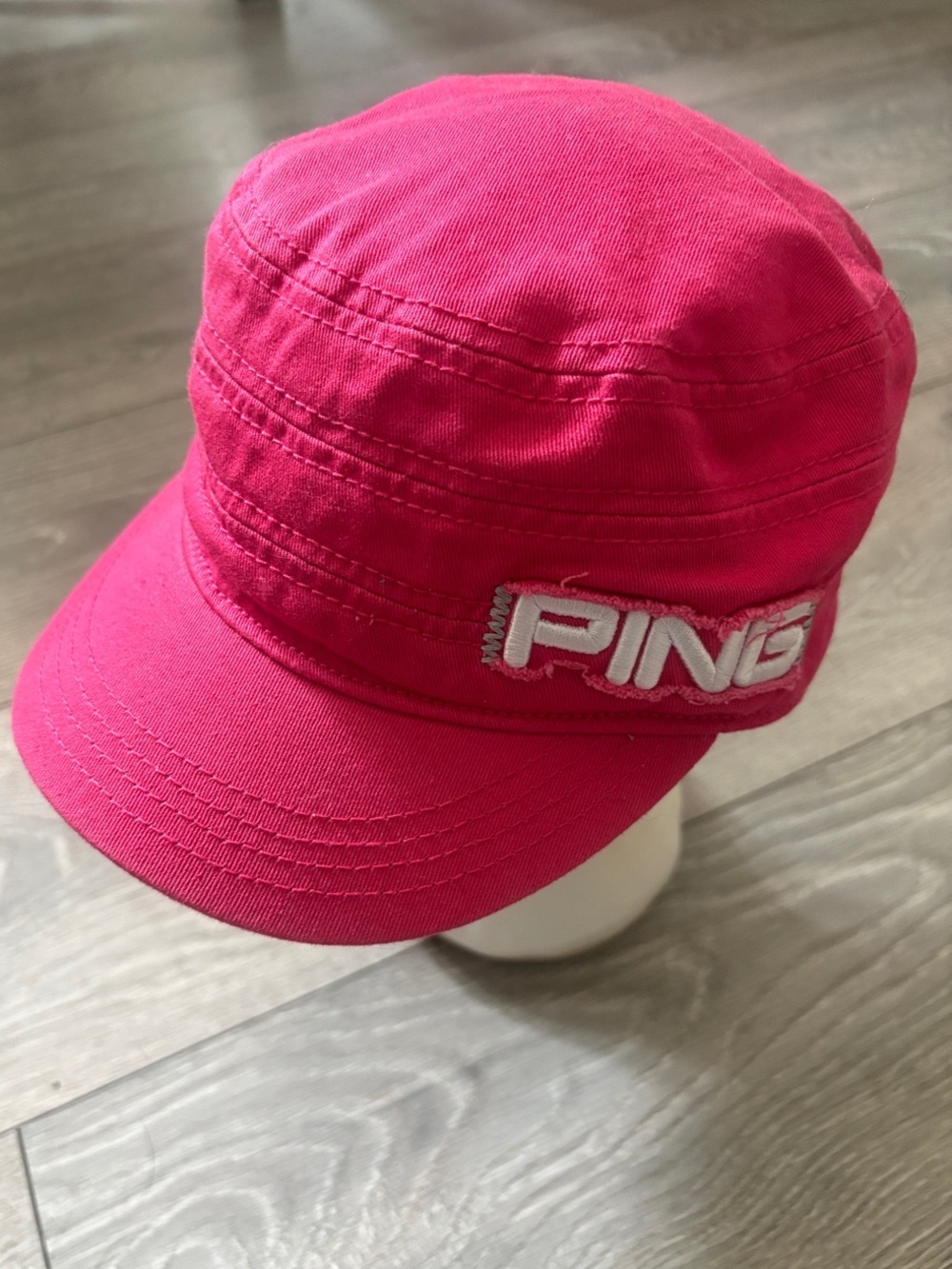 Ladies PING Hot Pink Cadet-Style Golf Hat